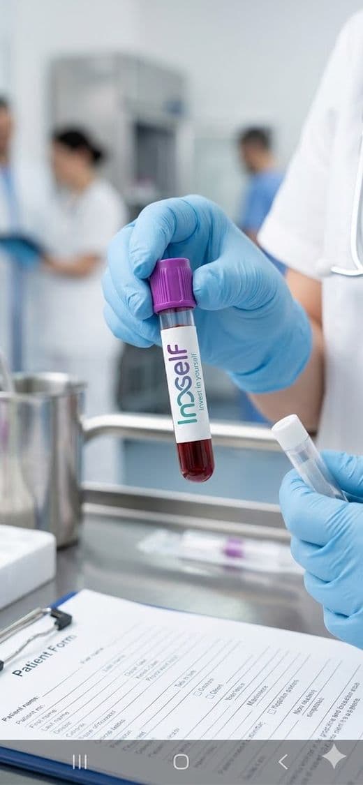 Inself blood test vials